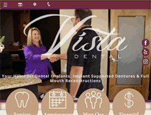Tablet Screenshot of myvistadental.com